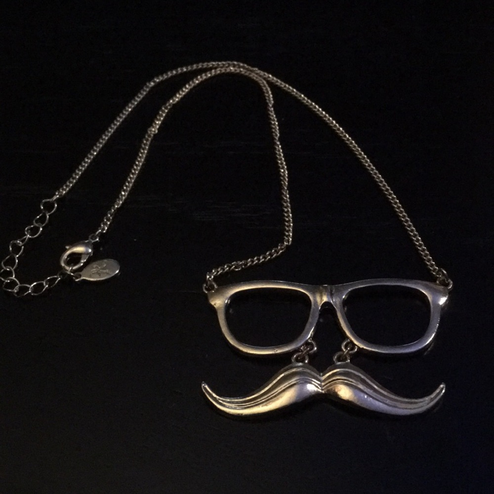 Mustache Necklace